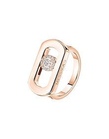 So Move Pink Gold Diamond Ring