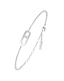Move Uno White Gold Bracelet