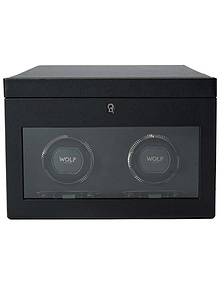 British Racing Double Watch Winder With Storage
