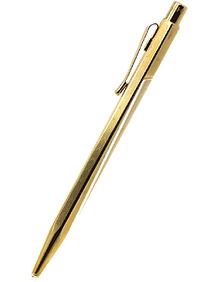 Ecridor Chevron Gilded Ballpoint Pen