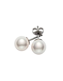 Classic Akoya Pearl AA 6.0x6.5mm White Gold