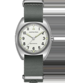 Khaki Aviation Pilot Pioneer Mechanical / 36mm x 33mm