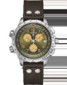 Khaki Aviation X-Wind GMT Chrono Quartz / 46mm