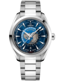 Aqua Terra 150m Co Axial Master Chronometer GMT Worldtimer / 43mm