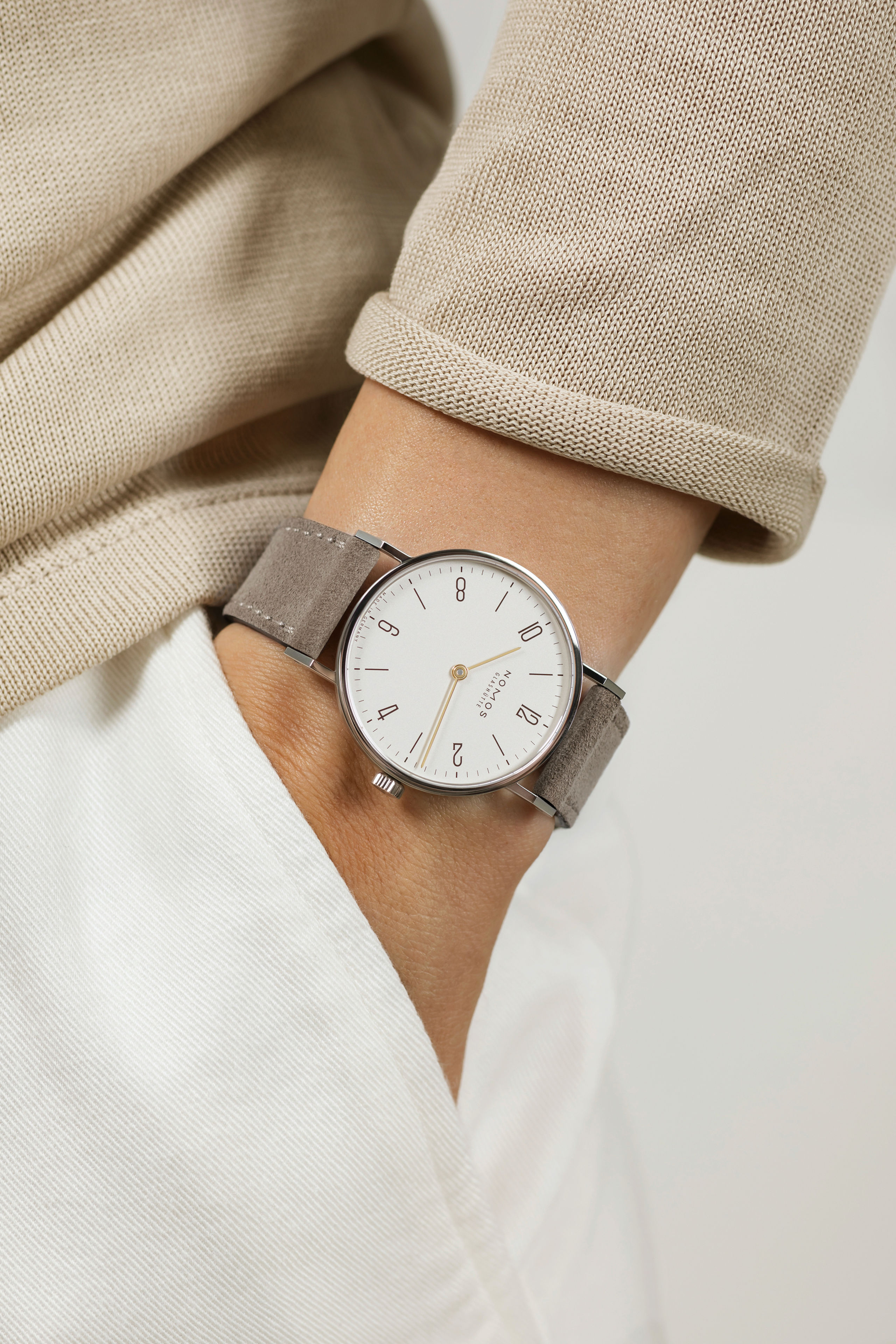 Ladies' watch  NOMOS GLASHÜTTE, Tangente 33 duo / 32.8mm, SKU: 127 | watchphilosophy.co.uk