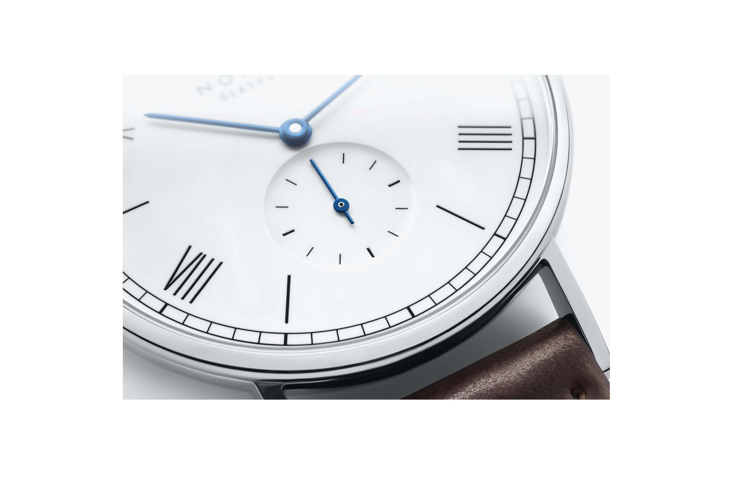 Men's watch / unisex  NOMOS GLASHÜTTE, Ludwig 38 Enamel White / 37.5mm, SKU: 237 | watchphilosophy.co.uk