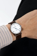 Men's watch / unisex  NOMOS GLASHÜTTE, Ludwig 38 Enamel White / 37.5mm, SKU: 237 | watchphilosophy.co.uk