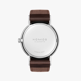 Men's watch / unisex  NOMOS GLASHÜTTE, Ludwig 38 Enamel White / 37.5mm, SKU: 236 | watchphilosophy.co.uk