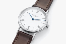 Ladies' watch  NOMOS GLASHÜTTE, Ludwig 33 Duo Enamel White / 32.80mm, SKU: 242 | watchphilosophy.co.uk