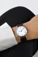 Ladies' watch  NOMOS GLASHÜTTE, Ludwig 33 Duo Enamel White / 32.80mm, SKU: 242 | watchphilosophy.co.uk