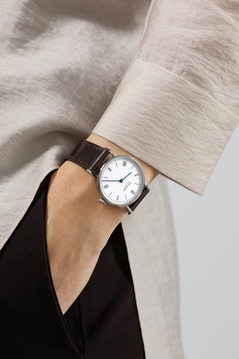 Ladies' watch  NOMOS GLASHÜTTE, Ludwig 33 Duo Enamel White / 32.80mm, SKU: 242 | watchphilosophy.co.uk