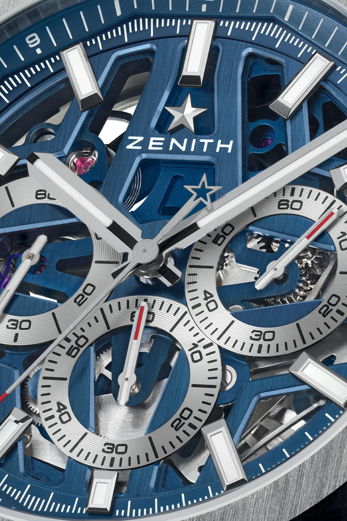 Men's watch / unisex  ZENITH, Defy Skyline Chronograph Skeleton / 42mm, SKU: 03.9500.3600/79.I001 | watchphilosophy.co.uk