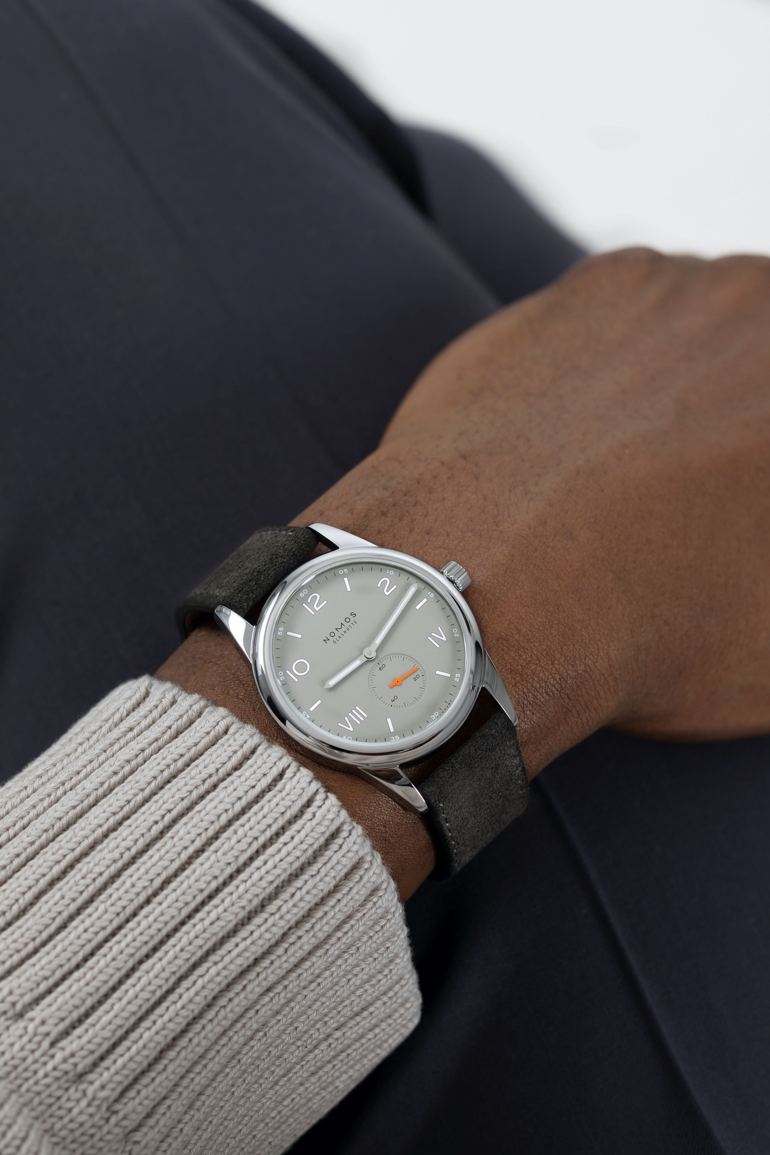 Men's watch / unisex  NOMOS GLASHÜTTE, Club Campus 38 Absolute Gray / 38.5mm, SKU: 727 | watchphilosophy.co.uk
