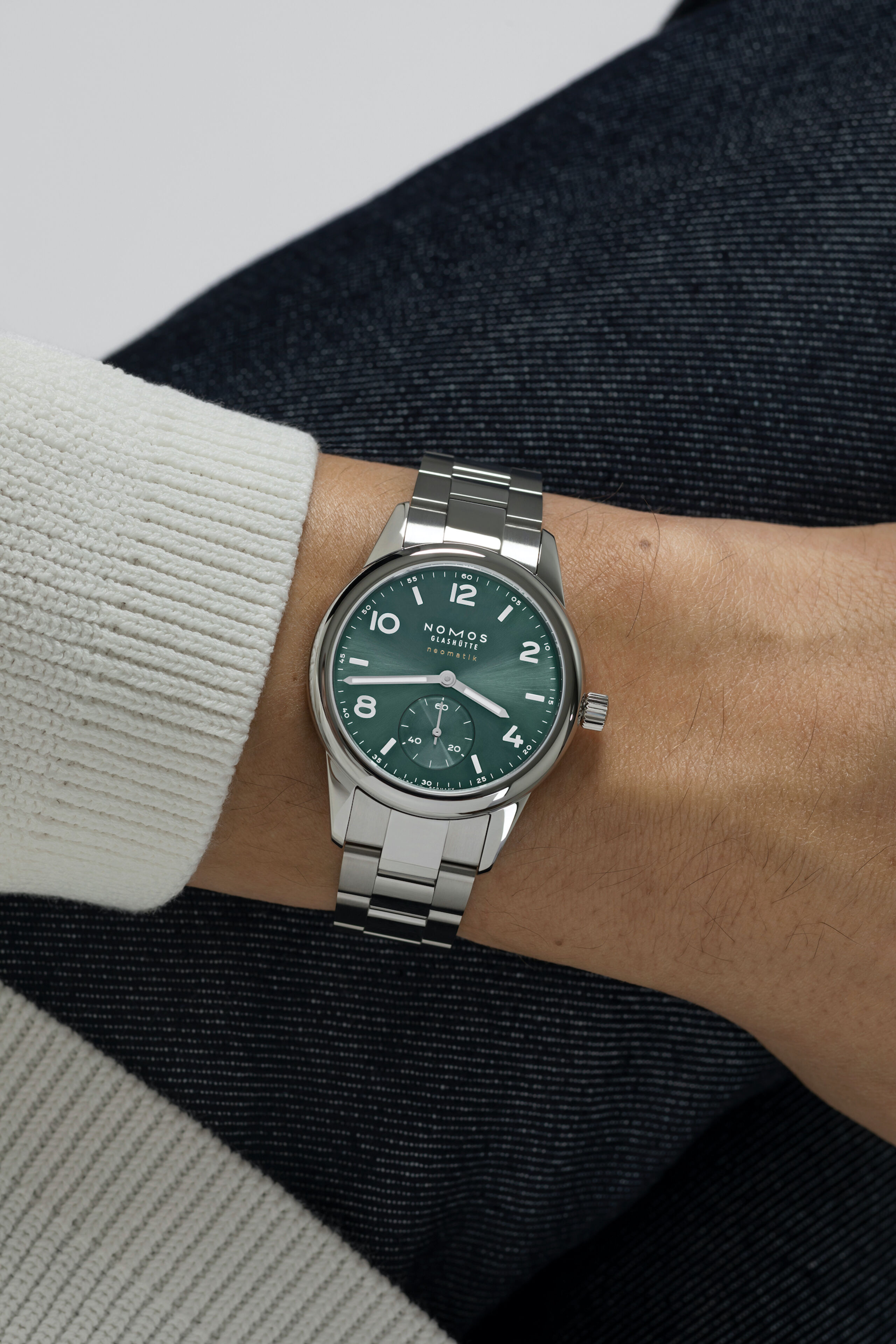 Men's watch / unisex  NOMOS GLASHÜTTE, Club Sport Neomatik Petrol / 37mm, SKU: 746 | watchphilosophy.co.uk