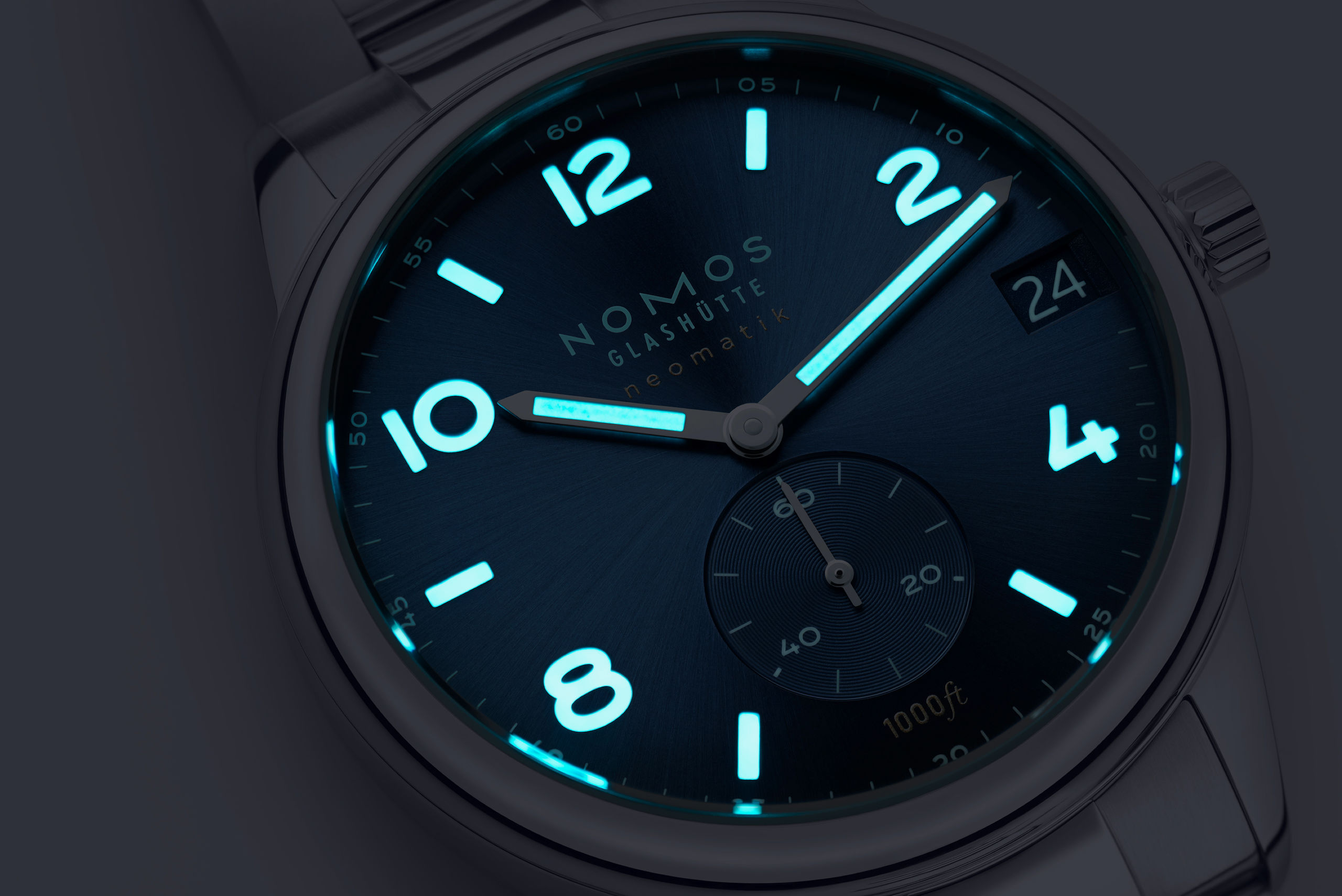 Men's watch / unisex  NOMOS GLASHÜTTE, Club Sport Neomatik 42 Date Blue / 42mm, SKU: 782 | watchphilosophy.co.uk