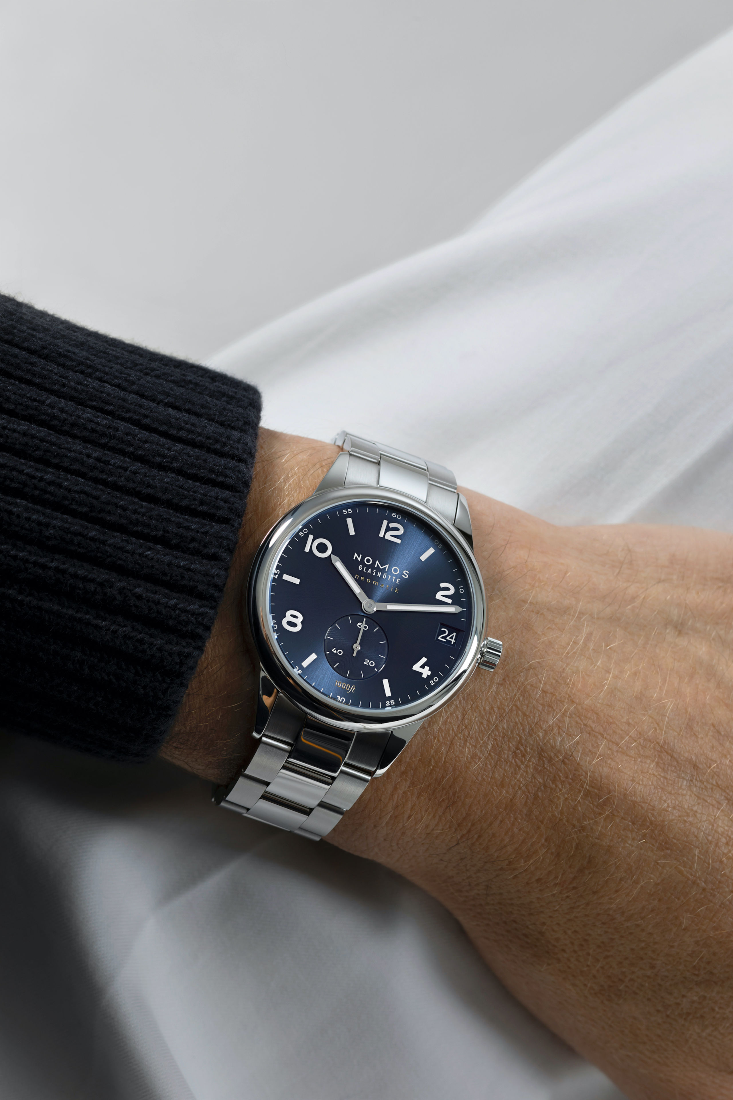 Men's watch / unisex  NOMOS GLASHÜTTE, Club Sport Neomatik 42 Date Blue / 42mm, SKU: 782 | watchphilosophy.co.uk