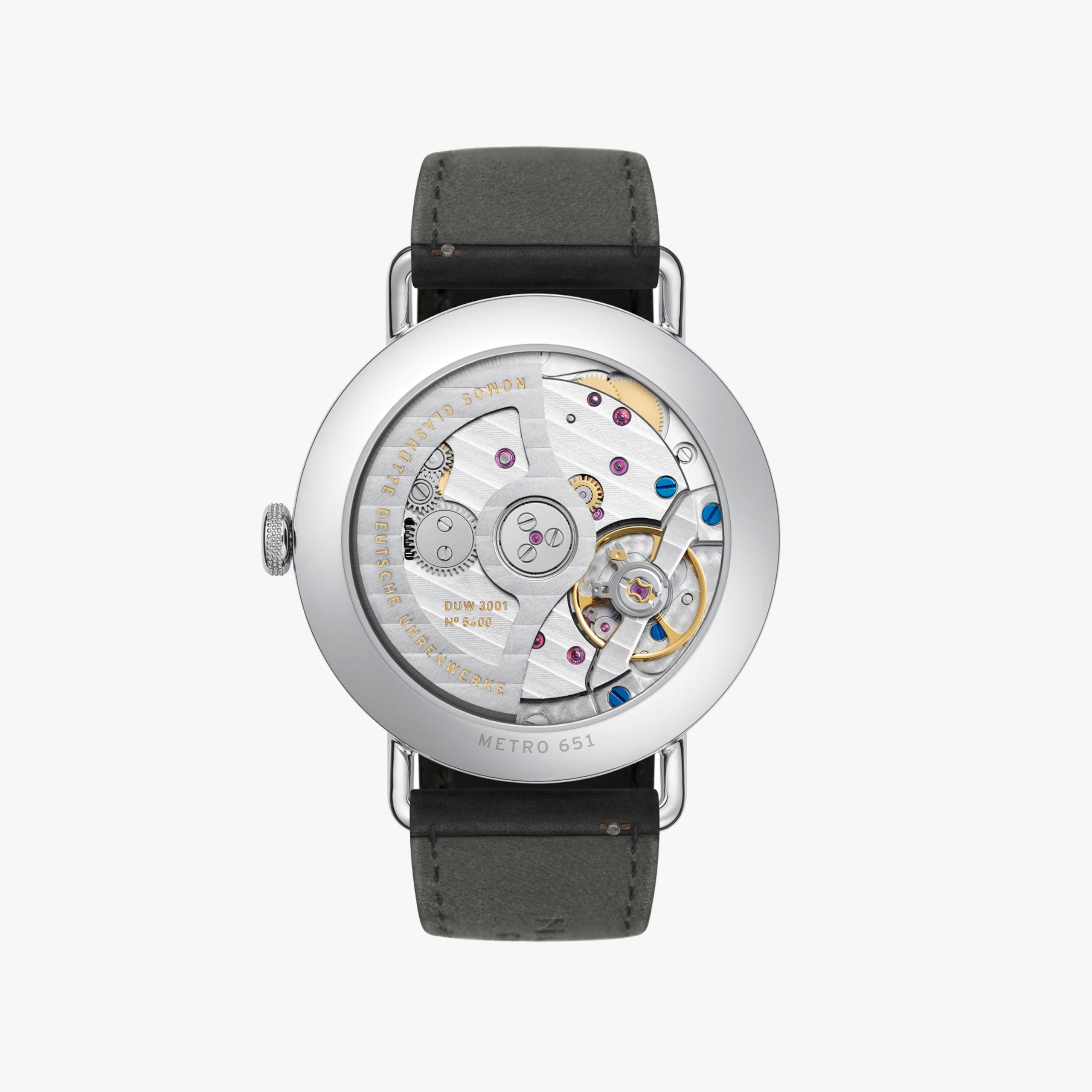Men's watch / unisex  NOMOS GLASHÜTTE, Metro Neomatik Midnight Blue / 35mm, SKU: 1110 | watchphilosophy.co.uk