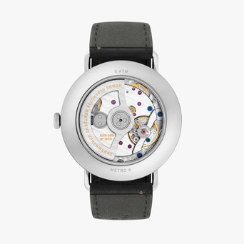 Men's watch / unisex  NOMOS GLASHÜTTE, Metro Neomatik 39 Silvercut / 38.50mm, SKU: 1114 | watchphilosophy.co.uk