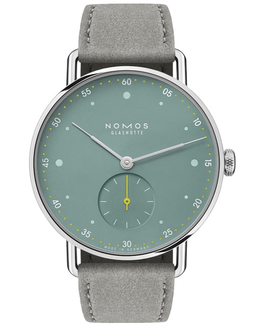 Men's watch / unisex  NOMOS GLASHÜTTE, Metro 33 Sage / 33mm, SKU: 1124.SB | watchphilosophy.co.uk