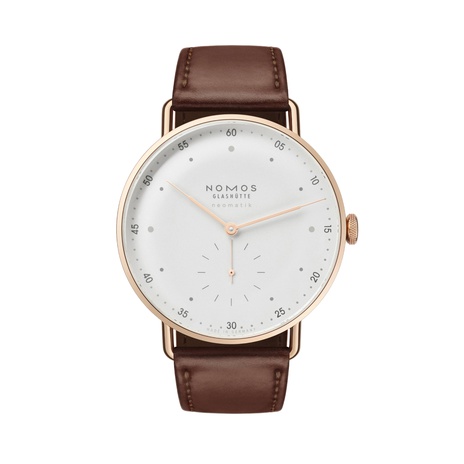 Men's watch / unisex  NOMOS GLASHÜTTE, Metro Rose Gold Neomatik 39 / 38.50mm, SKU: 1180 | watchphilosophy.co.uk