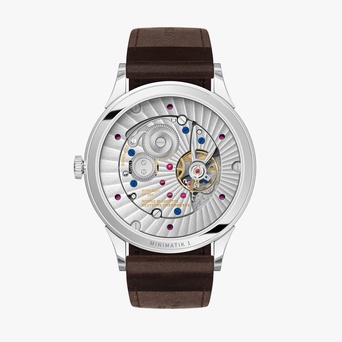 Men's watch / unisex  NOMOS GLASHÜTTE, Minimatik 39 Date Gold / 39.50mm, SKU: 1251 | watchphilosophy.co.uk