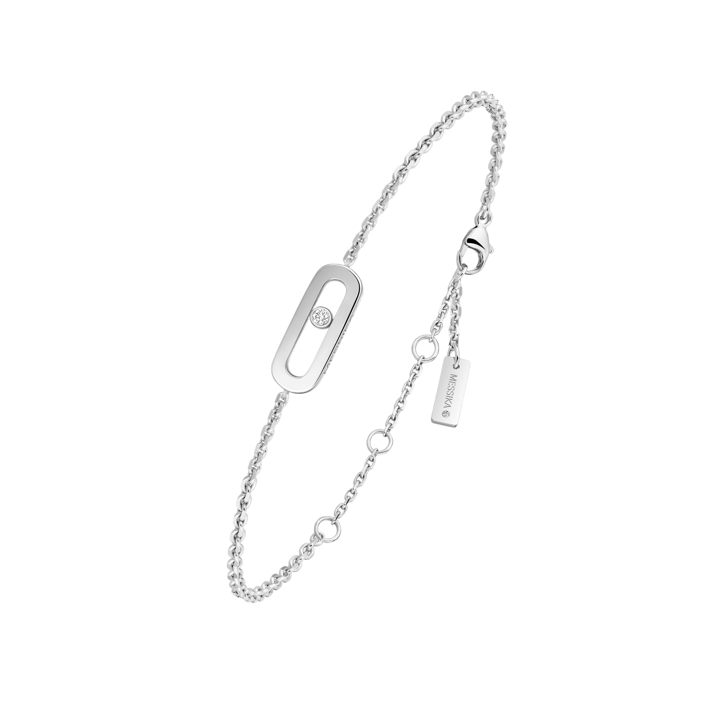 Women Jewellery  MESSIKA, Move Uno White Gold Bracelet, SKU: 14644-WG | watchphilosophy.co.uk