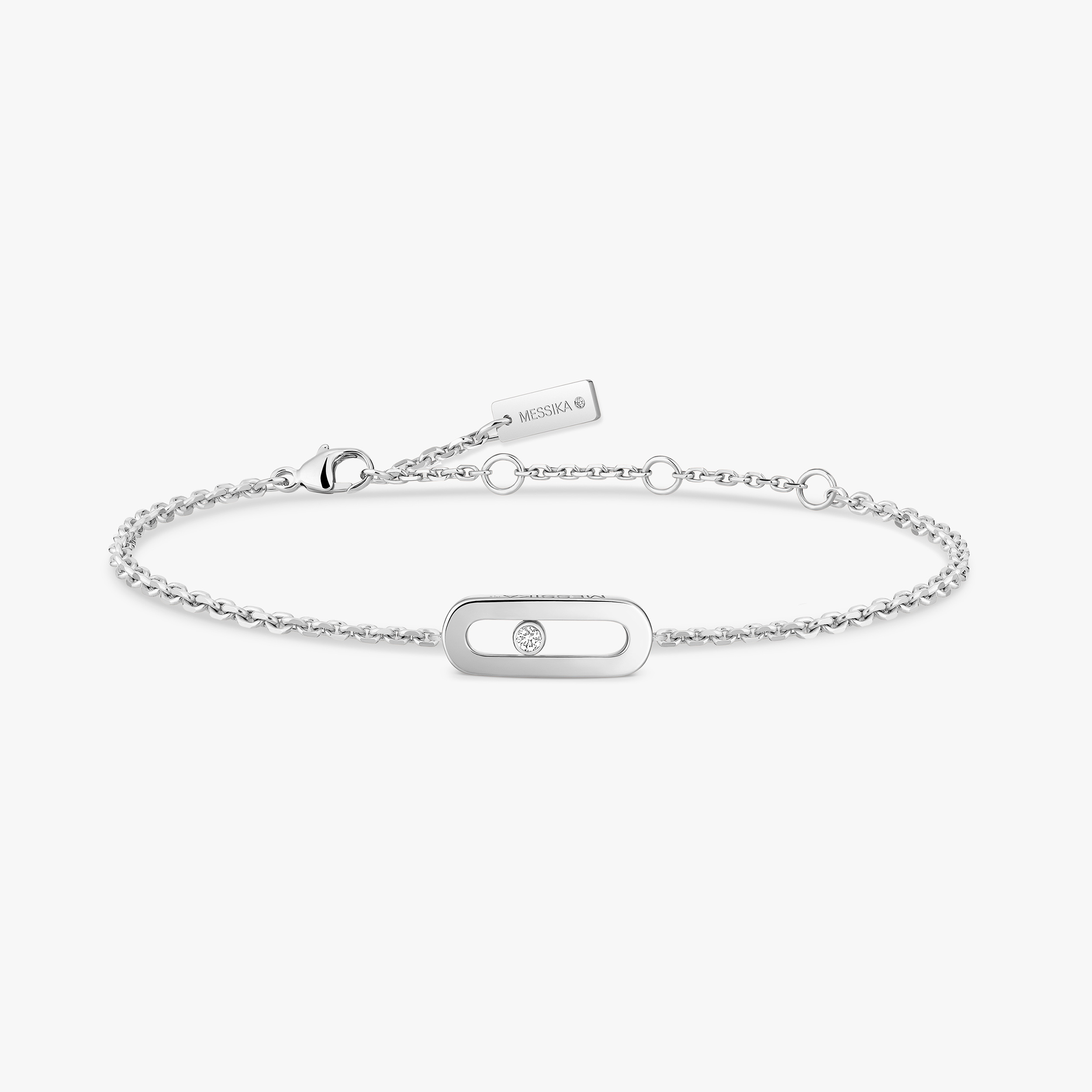 Women Jewellery  MESSIKA, Move Uno White Gold Bracelet, SKU: 14644-WG | watchphilosophy.co.uk