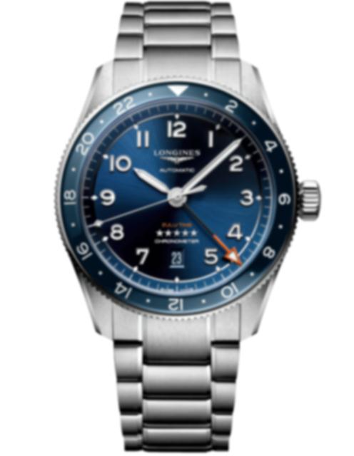 Men's watch / unisex  LONGINES, Spirit Zulu Time / 42mm, SKU: L3.812.4.93.6 | watchphilosophy.co.uk