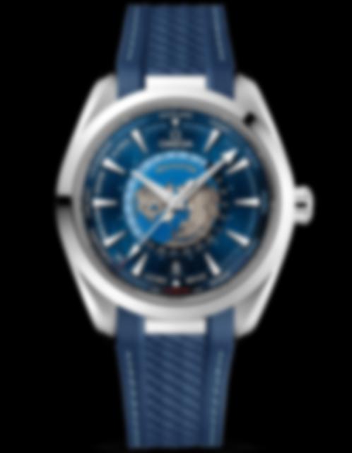 Men's watch / unisex  OMEGA, Seamaster Aqua Terra 150M GMT Worldtimer / 43mm, SKU: 220.12.43.22.03.001 | watchphilosophy.co.uk