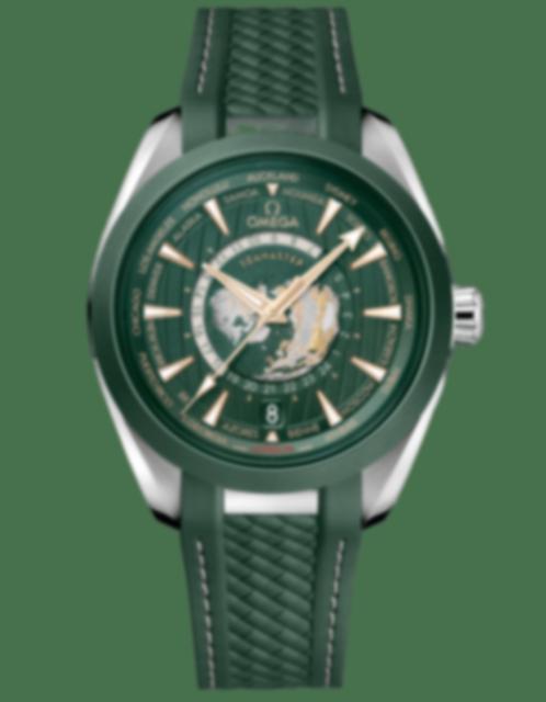 Men's watch / unisex  OMEGA, Seamaster Aqua Terra 150m Co Axial Master Chronometer GMT Worldtimer / 43mm, SKU: 220.32.43.22.10.001 | watchphilosophy.co.uk