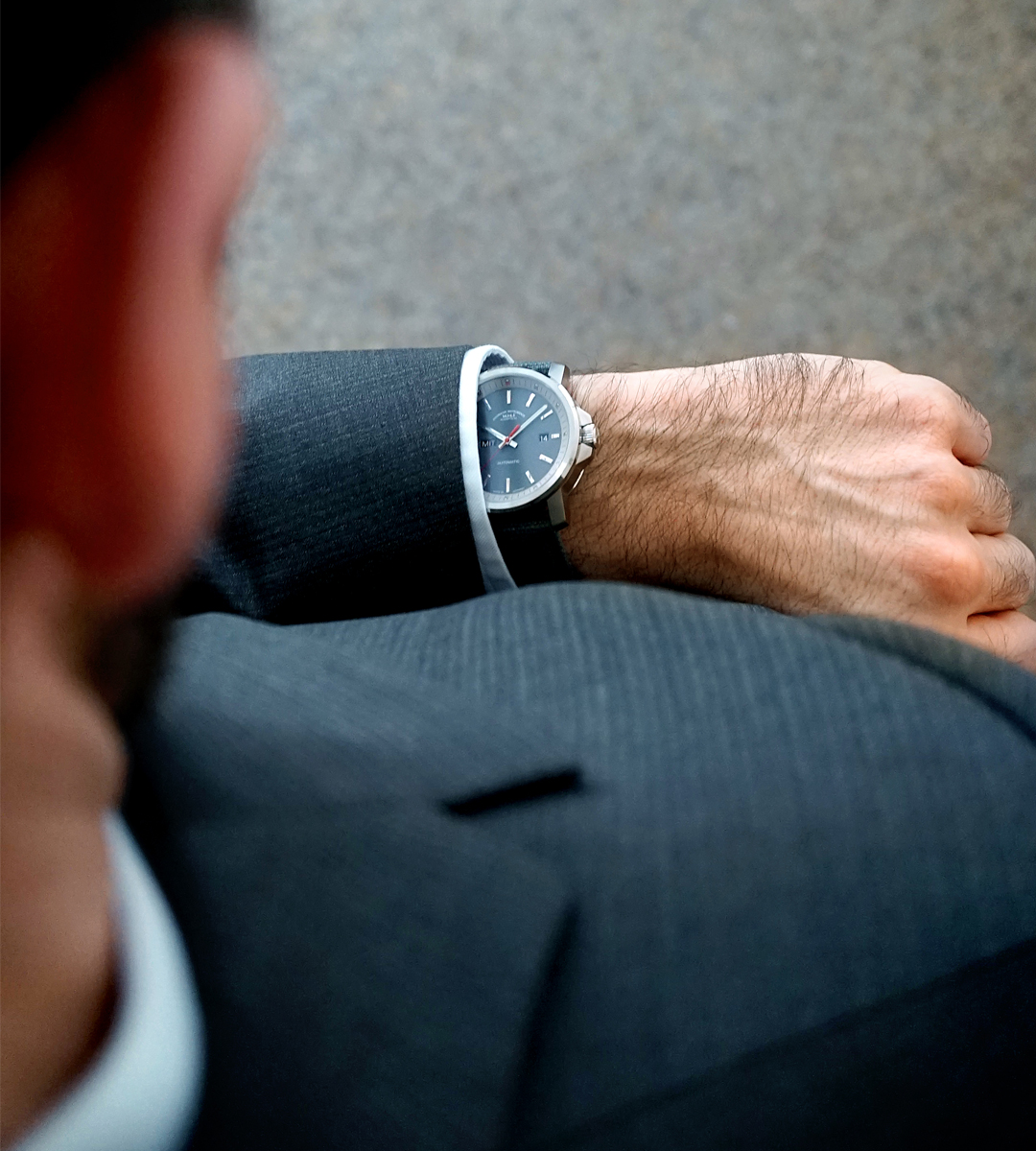 Men's watch / unisex  MÜHLE-GLASHÜTTE, 29ER Day/Date / 42.4 mm, SKU: M1-25-34-CB | watchphilosophy.co.uk