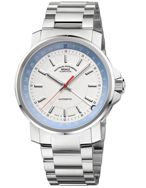 Men's watch / unisex  MÜHLE-GLASHÜTTE, 29ER Pointer Date / 42.4 mm, SKU: M1-25-32-MB | watchphilosophy.co.uk