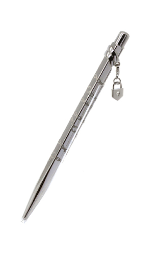  CARAN D’ACHE, Ecridor Madmoiselle Padlock Charm Ballpoint Pen, SKU: 890.102 | watchphilosophy.co.uk