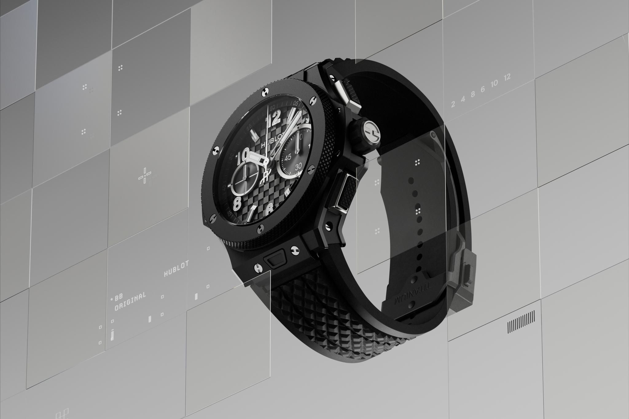 Men's watch / unisex  HUBLOT, Big Bang Original Black Magic / 43mm, SKU: 431.CI.1370.RX | watchphilosophy.co.uk