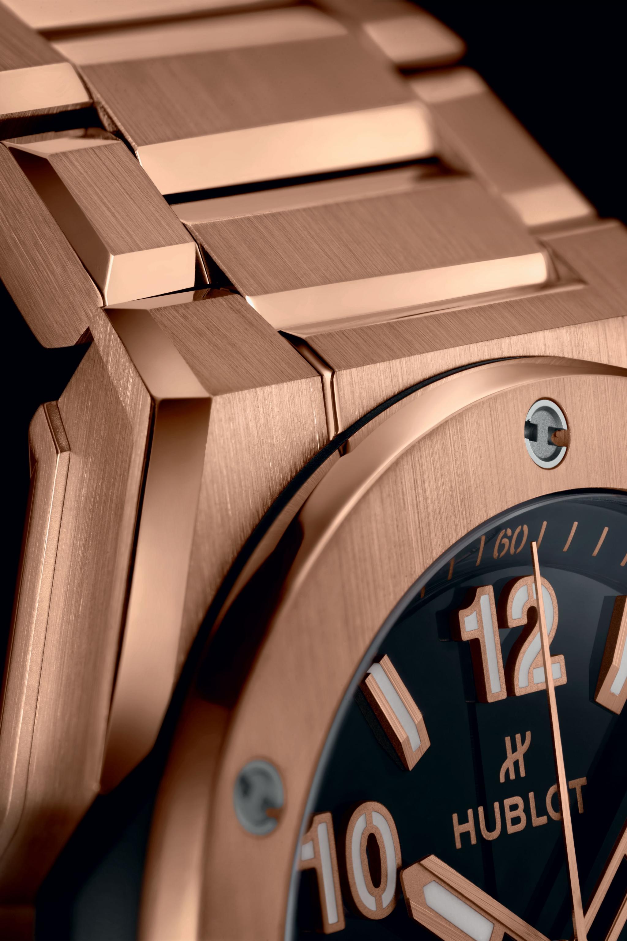 Men's watch / unisex  HUBLOT, Big Bang Integrated Time Only King Gold / 38mm, SKU: 457.OX.1280.OX | watchphilosophy.co.uk