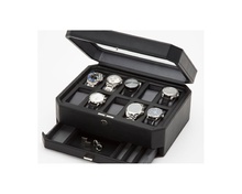  WOLF 1834, Windsor 10pc Watch Box With Drawer, SKU: 4586029 | watchphilosophy.co.uk