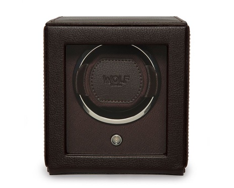  WOLF 1834, Cub Single Watch Winder With Cover, SKU: 461106 | watchphilosophy.co.uk