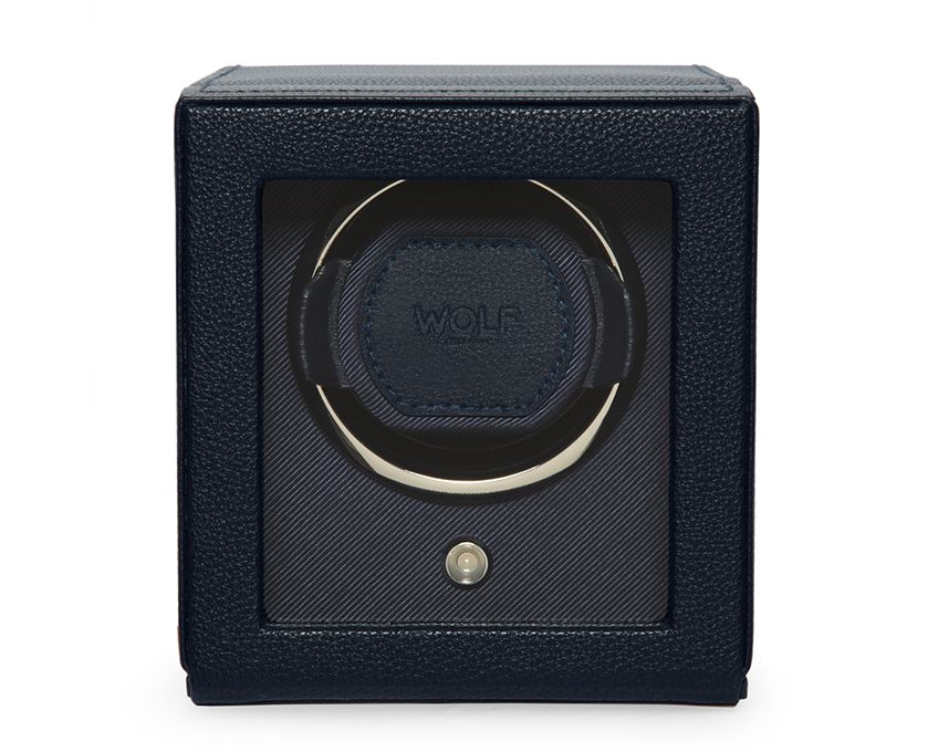  WOLF 1834, Cub Single Watch Winder With Cover, SKU: 461117 | watchphilosophy.co.uk