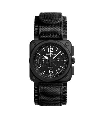 Men's watch / unisex  BELL & ROSS, BR 03-94 Black Matte / 42mm, SKU: BR0394-BL-CE | watchphilosophy.co.uk