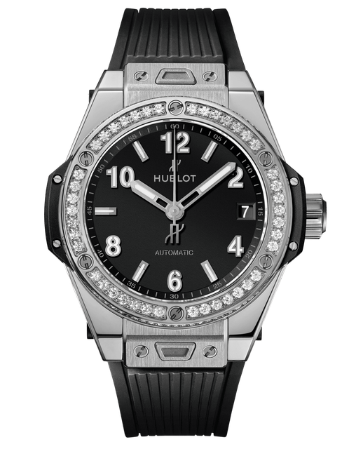Ladies' watch  HUBLOT, Big Bang One Click Steel Diamonds / 39mm, SKU: 465.SX.1170.RX.1204 | watchphilosophy.co.uk
