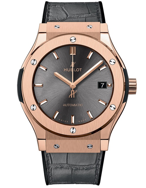 Men's watch / unisex  HUBLOT, Classic Fusion King Gold Racing Grey / 45mm, SKU: 511.OX.7081.LR | watchphilosophy.co.uk