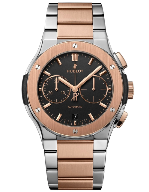 Men's watch / unisex  HUBLOT, Classic Fusion Chronograph Titanium King Gold  / 42mm, SKU: 540.NO.1180.NO | watchphilosophy.co.uk