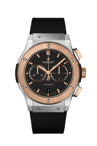 Men's watch / unisex  HUBLOT, Classic Fusion Chronograph Titanium King Gold  / 42mm, SKU: 541.NO.1181.RX | watchphilosophy.co.uk