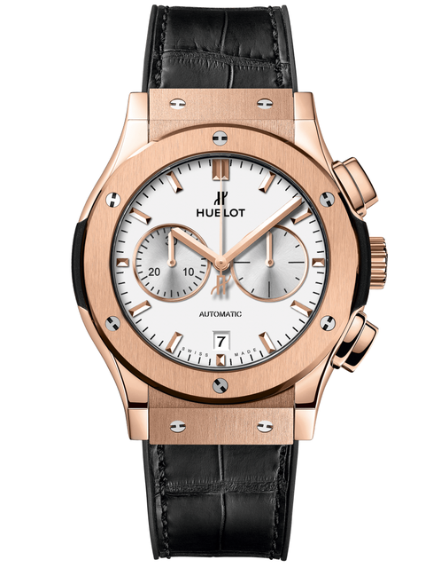 Men's watch / unisex  HUBLOT, Classic Fusion Chronograph King Gold Opalin / 42mm, SKU: 541.OX.2611.LR | watchphilosophy.co.uk