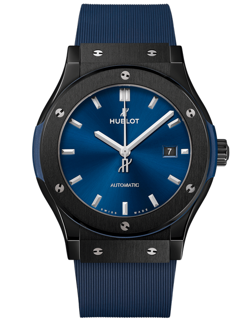 Men's watch / unisex  HUBLOT, Classic Fusion Ceramic Blue / 42mm, SKU: 542.CM.7170.RX | watchphilosophy.co.uk