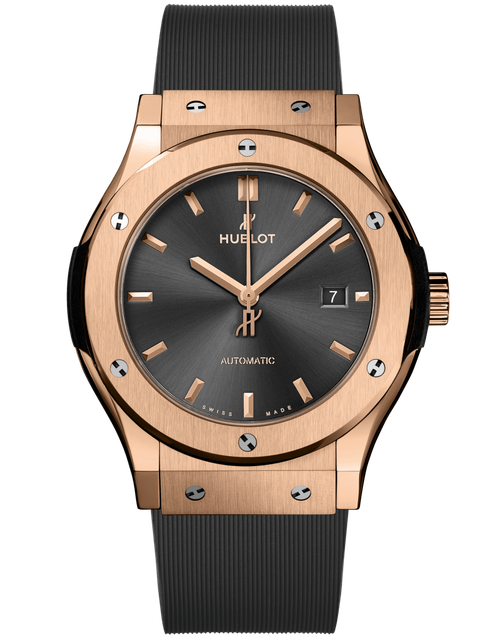 Men's watch / unisex  HUBLOT, Classic Fusion Racing Grey King Gold / 42mm, SKU: 542.OX.7081.RX | watchphilosophy.co.uk