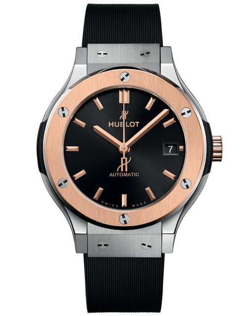 Men's watch / unisex  HUBLOT, Classic Fusion Titanium King Gold / 38mm, SKU: 565.NO.1480.RX | watchphilosophy.co.uk