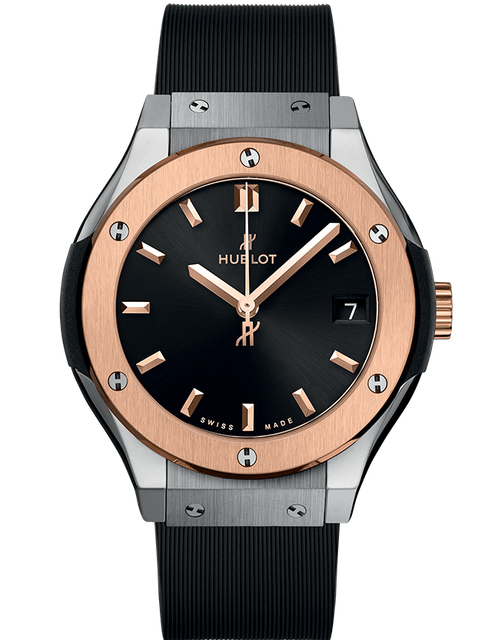 Ladies' watch  HUBLOT, Classic Fusion Titanium King Gold / 33mm, SKU: 581.NO.1480.RX | watchphilosophy.co.uk