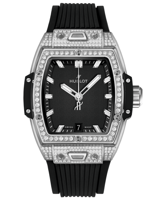 Ladies' watch  HUBLOT, Spirit of Big Bang Titanium Pave / 39mm, SKU: 662.NX.1170.RX.1604 | watchphilosophy.co.uk