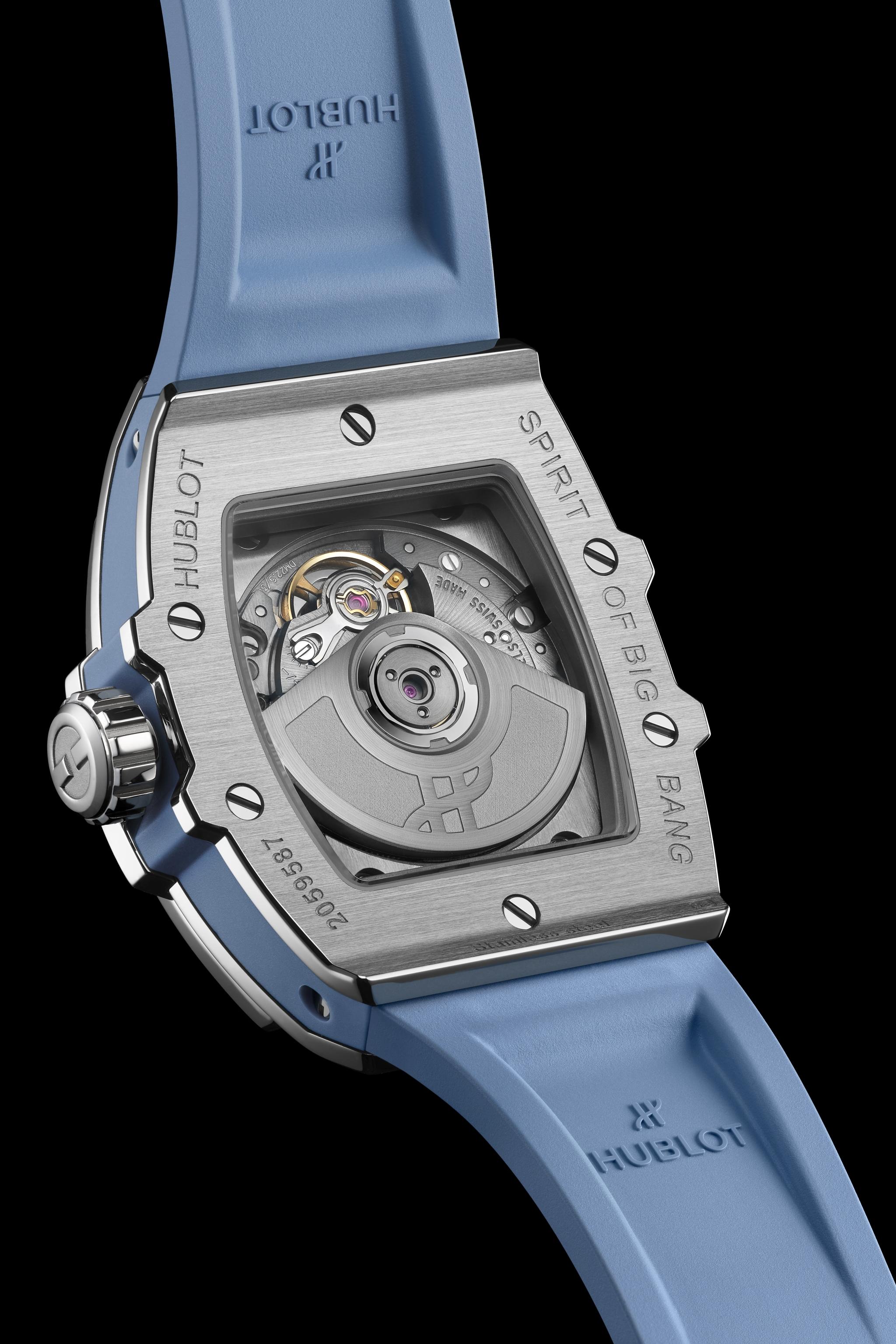 Ladies' watch  HUBLOT, Spirit of Big Bang Steel Coal Blue Diamonds / 32mm, SKU: 682.SX.717B.RX.1204 | watchphilosophy.co.uk